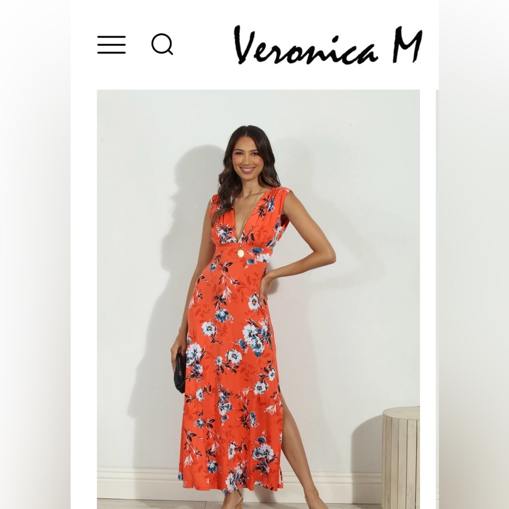 NWT Veronica M maxi dress-size XS